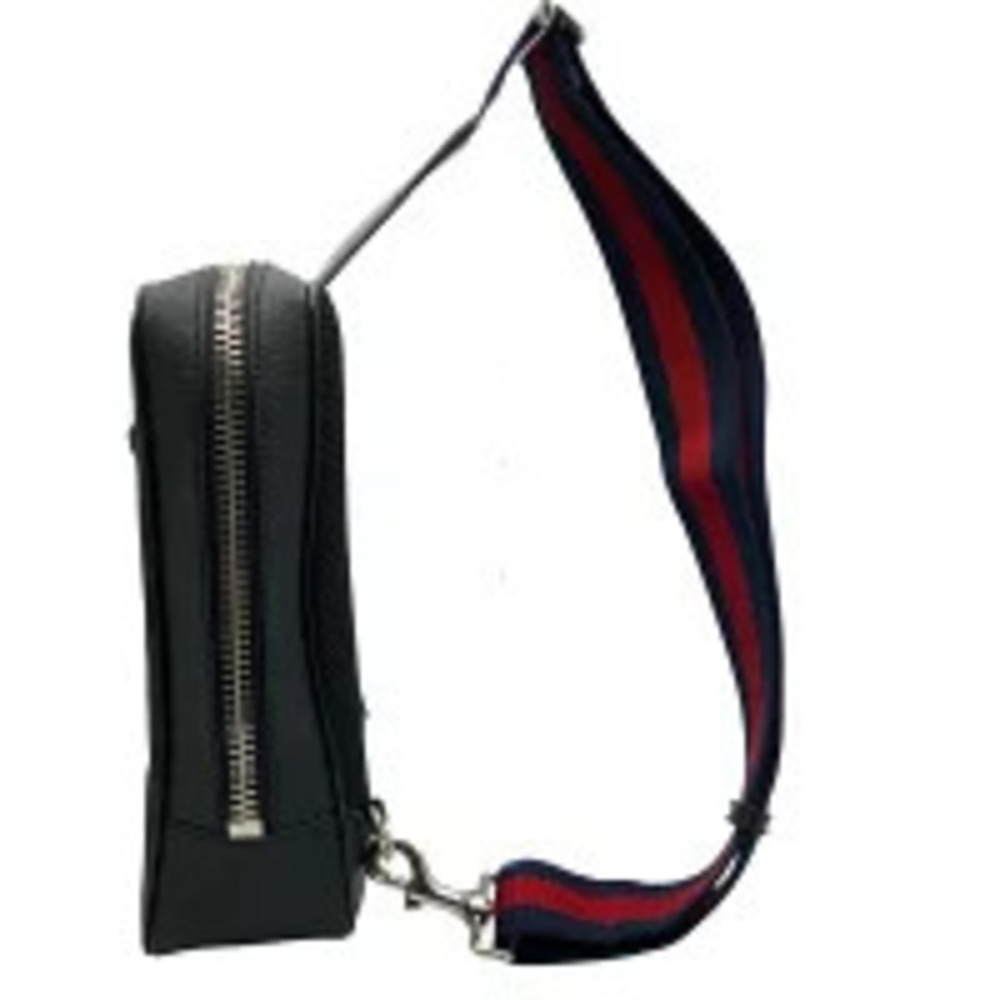 GUCCI Soft GG Supreme Belt Bag Body Bum Crossbody Belt Waist Clutch Black Gray - Picture 4 of 11